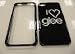 APPLE AT&T VERIZON IPHONE 4 4G 16GB and 32GB HARD PLASTIC DESIGN BLACK AND WHITE I LOVE GLEE AND I HEART GLEE SWAROVSKI CRYSTAL DIAMOND SNAP ON CASE COVER
