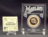 Florida Marlins 24KT Gold Coin in Archival Etched Acrylic
