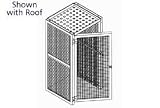 Bulk Storage Locker Single Tier 3' X 3' Starter Without Roof