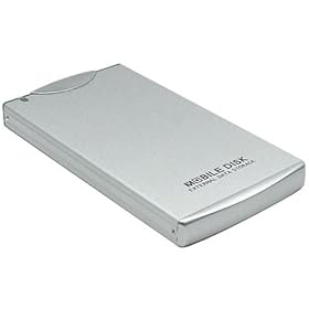 MOBILE DISK HD-234-U2P Aluminum 2.5" USB 2.0 Portable External IDE HDD Silver Enclosure Case - Retail