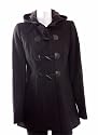 Sway-Black Womens Wool Winter Duffle Coat