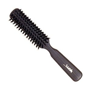 業務用 ヘアブラシ 1802 シャトリ平ブラシ猪毛 ABS樹脂 212mm