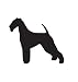 Terrier Dog Pet Airedale Terrier Car Truck Vehicle Bumper Helmet Decal Sticker Wall Art Laptop Design Skin Stickers