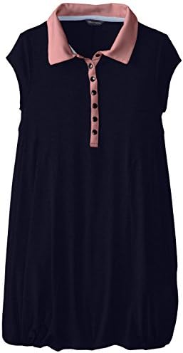 Tommy Girl Big Girls' Raw Edge Jersey Dress, Peacoat, X-Large