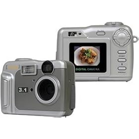 VuPoint DC-M306AT-VP - Digital camera - compact - 3.1 Mpix / 4.0 Mpix (interpolated) - supported memory: SD