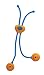 Kipiis Bib Clip in Tangerine and Blue