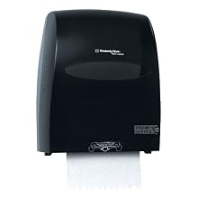 Kimberly Clark IN-SIGHT SANITOUCH 09996 Hard Roll Towel Dispenser, 12-19/32" Width x 16-19/64" Height x 10-25/128" Depth, Smoke