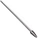 PFERD Tough Series Tree Carbide Bur, Long-Length, Uncoated (Bright) Finish, Double Cut, Radius End