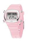 Adidas Adh1732 Unisex Digital Multifunctional Baby Pink Pu Strap Watch