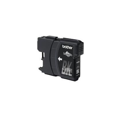 Brother LC65HYBK (LC65BK, LC-65-HYBK) Black High Yield OEM Genuine Inkjet/Ink Cartridge (900 Yield) - Retail