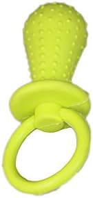 FastPet Rubber Pacifier Bone Puppy Dog Teething Chew Toy Colors Random