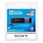 Sony Micro Vault Click 4 GB USB 2.0 Flash Drive with Virtual Expander USM4GL