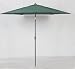 9 Foot Decorative Vented Market Umbrella with Crank and Tilt - Forest Green