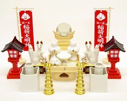 稲荷神具ハーフ小（灯篭桧コード式小に変更）