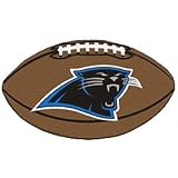 Carolina Panthers 22"X35" Football Mat Made Of Polyester With A Non-Skid Duragon Latex Backing