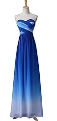 A-line Chiffon Pleated Bridesmaid Dress/Prom Dress/Wedding Dress 