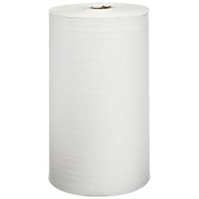 Hospeco GS-C4303 TaskBrand White Non-Perforated Glass and Surface Cleaning Wiper on a 275 Foot Roll (Case of 6)