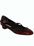 MARC JACOBS Diagonal Mary Jane Shoes in Red MJ9010
