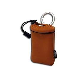 iRiver IFP-180T MB Flash MP3 Player Protective Pocket Case with Key Ring (Orange)