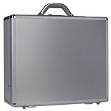 Aluminum Briefcase for 19 Notebooks w/Combination Lock