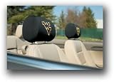 West Virginia Mountaineers Head Rest Covers - Set of 2