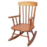 Review Gift Mark 1410h / Gift Mark Deluxe Child's Spindle Rocking Chair - Honey