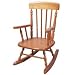 Gift Mark Deluxe Children?s Spindle Rocking Chair, Honey