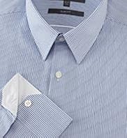 Limited Collection Cotton Rich Slim Fit Rope Striped Shirt