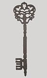 Wild West ~ Large Rusty Skeleton Key ~ Cast Iron - Wall Hanging - Reproduction