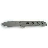 Columbia River Knife and Tool's M21-04 Charcoal Gray Folding Knife with Razor-Sharp Edge Spear Point Blade