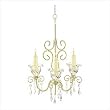 Shabby Elegance Scrollwork Candleholder