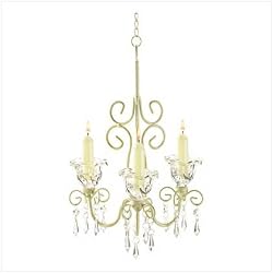 Shabby Elegance Scrollwork Candleholder