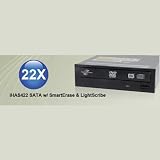 LITE-ON INT.22XDVD-WRITER WT LIGHTSCRIBESMART ERASE FUNCTION SATABLKRETAIL