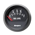 Sunpro CP8219 StyleLine Electrical Fuel Level Gauge - Black Dial