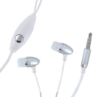 3.5mm Silver Bullet Headset for Palm Pixi, Plus/ Pre, Pre 2, Plus/ Treo Pro 850, Blu Advance, Blu Dash, Blu Life One, Blu Life Play, Blu Life Pure, Blu Life View, Blu Studio, Blu Tank, Blu Vivo, Dell Venue, HTC One 2, Huawei Pal, Kyocera Verve, Motorola G, Nokia Lumia Icon, Samsung Galaxy Tab Pro, Sony Xperia Z1s, Sony Xperia Z2, ZTE Max, ZTE Radiant, HTC Desire 601, Huawei Jitterbug Touch 2, LG Optimus F3Q, LG G Flex, Nokia Lumia 635, Samsung ATIV, Samsung Galaxy S III mini, Samsung Galaxy S 4 mini, ZTE Solar, ZTE Valet, ZTE Whirl