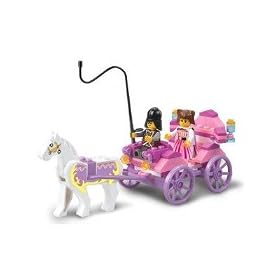 100% Compatible With Pink Lego - The Princess Carriage