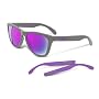 Oakley Frogskins Limited Edition 4-Legged Iridium Sunglasses,Grey & Purple Frame/Violet Lens,one size
