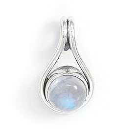 Round Moonstone Slide by 