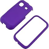 Purple Rubberized Protector Case for Samsung Trender M380