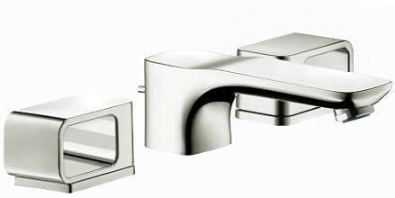 Hansgrohe 11041831 Axor Urquiola Widespread Faucet, Polished Nickel
