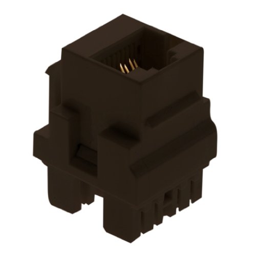 OnQ / Legrand WP3458BR Cat 5e Keyed RJ45 Keystone Connector, Brown