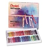 Oil Pastel Set with Carrying Case, Assorted Colors, 36 Pastels per Set