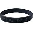 Custom No. 2 BLACK Silicone Bracelet