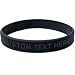 Custom No. 2 BLACK Silicone Bracelet