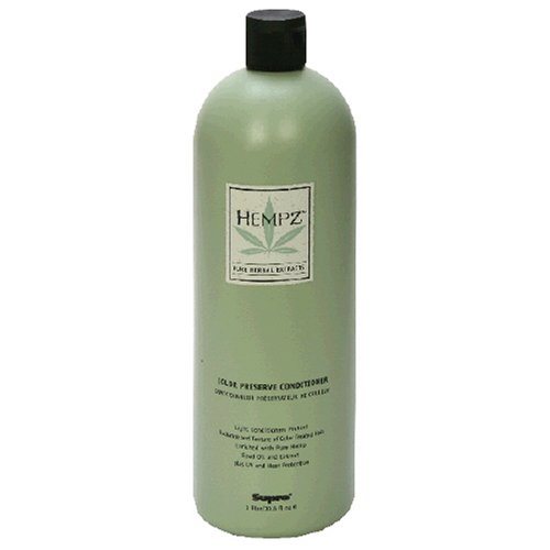Hempz Pure Herbal Extracts Color Preserve Conditioner, 33.8 fl oz (1 l)
