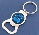 Carolina Panthers Bottle Opener Keychain