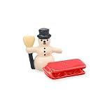Kitchen & Housewares : Retro Snowman and Sled Salt and Pepper Shakers By Seasons of Cannon Falls
