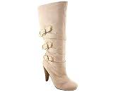 SUEDE STRAPPY BUCKLE BOOT