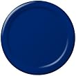 Paper Plates 7" dia - Wedding Party Supplies Tableware - (20 pcs) color: Navy Blue