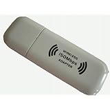 GSI High-Powered Ultra-Secure 150Mbps USB 2.4 GHz Wireless WIFI Long Range Network Adapter - IEEE 802.11 b/g/n Interface - For PC/Laptop/Notebook/Computer Hot-Spot Internet Connection - Pocket Size For Travel or Home Use